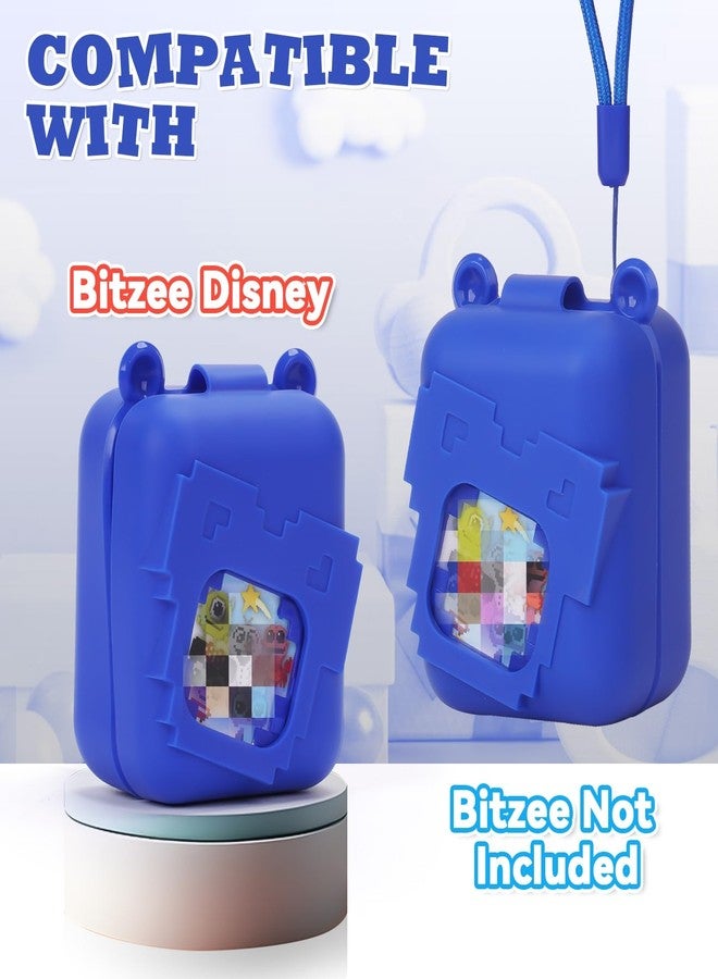 YouKnow Silicone Case for Bitzee Disney Interactive Toy Digital Pet and Case, Protective Skin Sleeve for Bitzee Virtual Electronic Pets Accessories (Case Only) (Blue) - Image 2